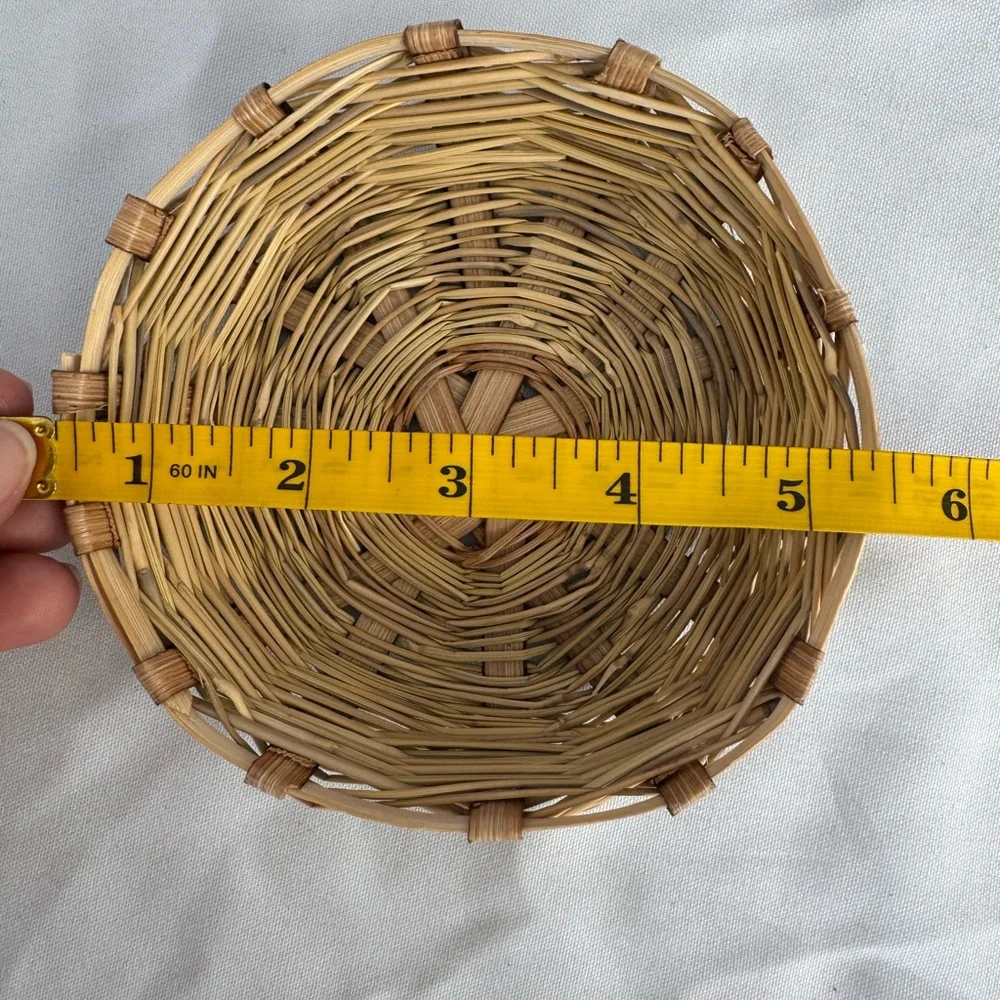 🌼$5🌼Natural Woven Basket/ small basket great for jewelry, rings